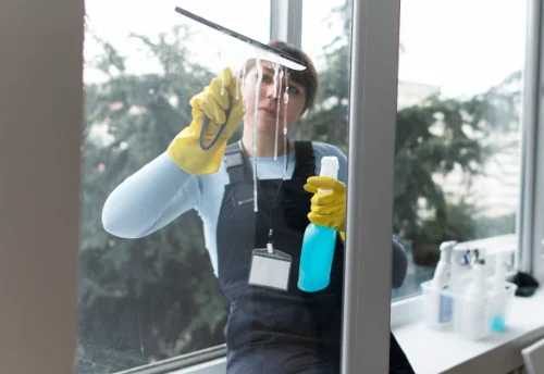 Nettoyage de vitres intérieures et extérieures au Mené
